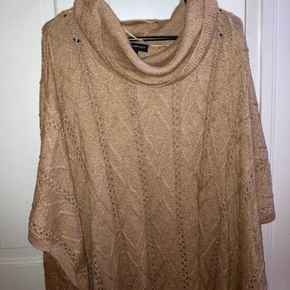 Lane Bryant sweater poncho